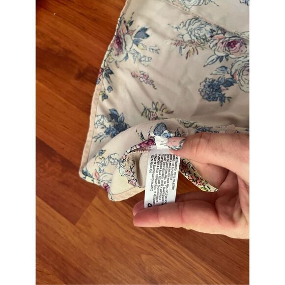 Xhilaration Flutter Sleeve Knee-Length Pink Floral Dress size L - Picture 6 of 10